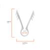 THE CIMPLE CO Stucco and Drywall Cable Clips for Coaxial and Similar Cables - Push-in Masonry Anchors - RG59, RG6, Ethernet, and Similar - Cable Clips, Pack of 50 - White view 3