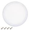 Fielect 8" Speaker Grill Cover - White Round Subwoofer Grille Guard Protector view 1