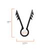 THE CIMPLE CO Ethernet and Coaxial Cable Clips for Stucco, Drywall, Brick, Concrete - Push-in Wall Anchors for Wires - Indoor/Outdoor Coax Cable Clips - Pack of 50, Black view 3