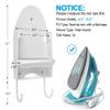 Ironing Board Hanger Wall Mount Iron Hanger Ironing Board Rack Electric Iron Holder Household Bathroom Shelf - for Max 5 inch Width view 3