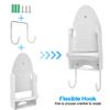 Ironing Board Hanger Wall Mount Iron Hanger Ironing Board Rack Electric Iron Holder Household Bathroom Shelf - for Max 5 inch Width view 4