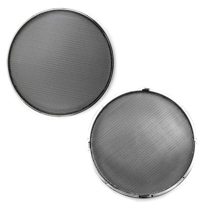 Fielect 2Pcs 5.5 inch Speaker Grill Cover Metal Mesh Speaker Covers Subwoofer Grill Guard Protector Audio Accessories Black Grill Silver Trim