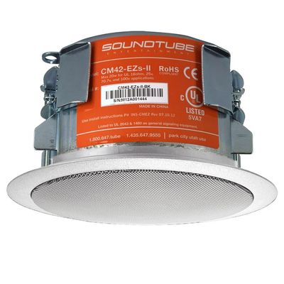 SoundTube CM42-EZS-II-WH 2-way In-ceiling Speaker - 20 W RMS - White