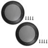 Fielect 2Pcs 5 inch Speaker Grill Cover Mesh Decorative Circle Woofer Guard Protector Cover Audio Accessories Black Cloth Cover with 8 Screws view 1