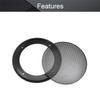 Fielect 2Pcs 5 inch Speaker Grill Cover Mesh Decorative Circle Woofer Guard Protector Cover Audio Accessories Black Cloth Cover with 8 Screws view 3