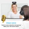1080P Webcam with Microphone,Web Camera for Desktop Laptop Computer USB Plug and Play,for Windows,Mac OS,Linux,Andriod,for Video Streaming,Conference,Gaming,Online Classes view 3