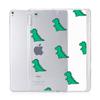 JOYLAND Dinosaur Pad Case Cover for iPad 7th/8th/9th Generation Clear Case Green Dinosaur Flexible Soft Transparent TPU with Pencil Holder Shell Cover for 10.2" iPad 2019/2020/2021 view 1
