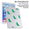 JOYLAND Dinosaur Pad Case Cover for iPad 7th/8th/9th Generation Clear Case Green Dinosaur Flexible Soft Transparent TPU with Pencil Holder Shell Cover for 10.2" iPad 2019/2020/2021 view 2