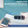 PRUNUS J189 Mini Bluetooth AM FM Radio, TF Card/USB/AUX Playback with Bass view 4