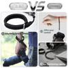 AQAREA Camera Wrist Strap for DSLR Mirrorless Camera, Quick Release Camera Hand Strap with Safer ConnectorBlack view 3