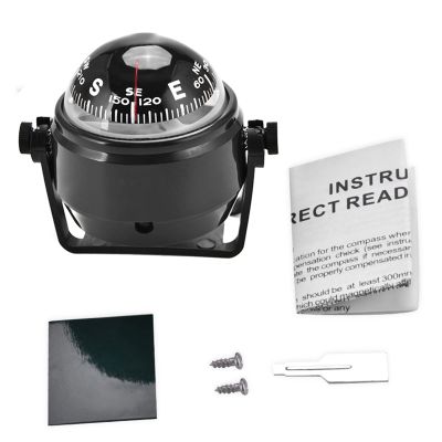 Mini Boat Navigation, Marine Ball Night Vision Car Dashboard for Boat Vehicle Truck