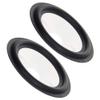 Fielect 2Pcs 5 inches Paper Speaker Cone Subwoofer Cones Drum Paper 1 inches Inner Diameter with Rubber Surround view 3