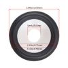 Fielect 2Pcs 4 inches Paper Speaker Cone Subwoofer Cones Drum Paper 0.8 inches Inner Diameter with Rubber Surround view 2