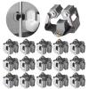 3-H Mop and Broom Holder Wall Mount,Mop Hanger 15 Pack for Organizing Yard Tool,Rake Handle up to 1.38Inch view 1