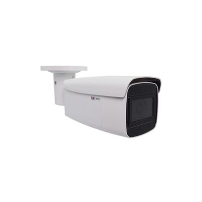 ACTi A418 6MP Zoom Bullet Camera withSLLS, 5x Zoom Lens, f2.7-13.5mm/F1.6, Auto Focus, H.265/H.264, 1440p/30fps, 3D DNR, Audio, MicroSD/MicroSDHC/MicroSDXC, PoE/DC12V, IP68, IK10, DI/DO