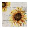 Stupell Industries Sunflower Illustration Over Vintage Mail Post Wall Art, 36 x 36, Beige view 1