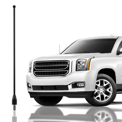 7" Stainless Black Antenna MAST for GMC Yukon GMC Envoy 2002-2015