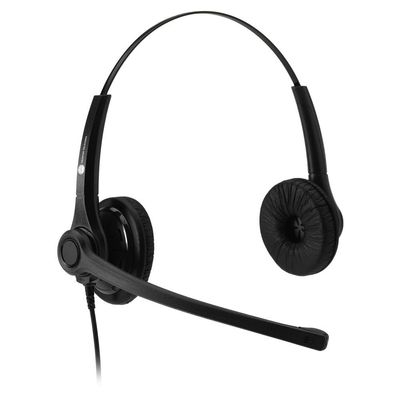 JPL-400-PB Binaural Headset with Noise Cancelling, Put and Stay Ratchet Boom and PLX Compatible QD, 575-256-002