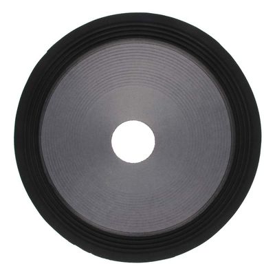 Fielect 10 inches Paper Speaker Cone Subwoofer Cones Drum Paper 1.5 inches Inner Diameter with 4 Cloth Surround Purple Gray 1Pcs