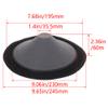 Fielect 10 inches Paper Speaker Cone Subwoofer Cones Drum Paper 1.5 inches Inner Diameter with 4 Cloth Surround Purple Gray 1Pcs view 2