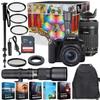 Canon EOS Rebel SL3 DSLR Camera with 18-55mm & 55-250mm Lenses Kit + 500mm Preset Wildlife Lens - Deluxe Professional Photo & Video Creative Bundle (Renewed) view 1