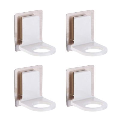Cabilock 4 Piece Mounted Shower Gel Holder with Adhesive Back