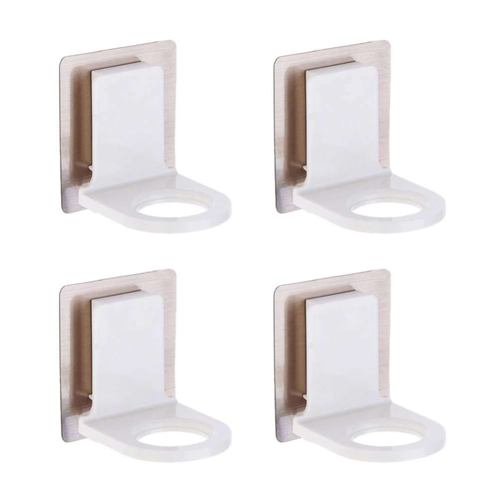 Cabilock 4 Piece Mounted Shower Gel Holder with Adhesive Back