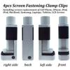 Phone Repair Clamp 4pcs for Screen Repair, Adjustable Fastening iPhone Clip Holder, Frame Clamp Tool for iPad MacBook Tablet LCD iPhone Screen Replacement view 4