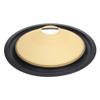 Fielect 2Pcs 8 inches Paper Speaker Cone Subwoofer Cones Drum Paper 1.5 inches Inner Diameter with Rubber Surround Yellow view 3