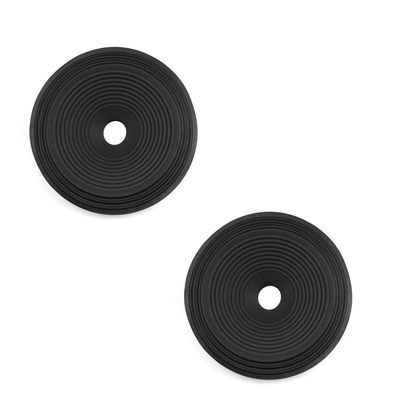 Fielect 2Pcs 10 inches Paper Speaker Cone Subwoofer Cones Drum Paper 2 inches Inner Diameter