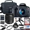 Canon EOS Rebel T7 DSLR Camera with 18-55mm Lens + Canon Shoulder Bag + 32GB Sandisk Memory Card + Grip Steady Tripod + Grip Strap + Wired Remote Control + Lens Tulip Hood & More. (Renewed) view 1