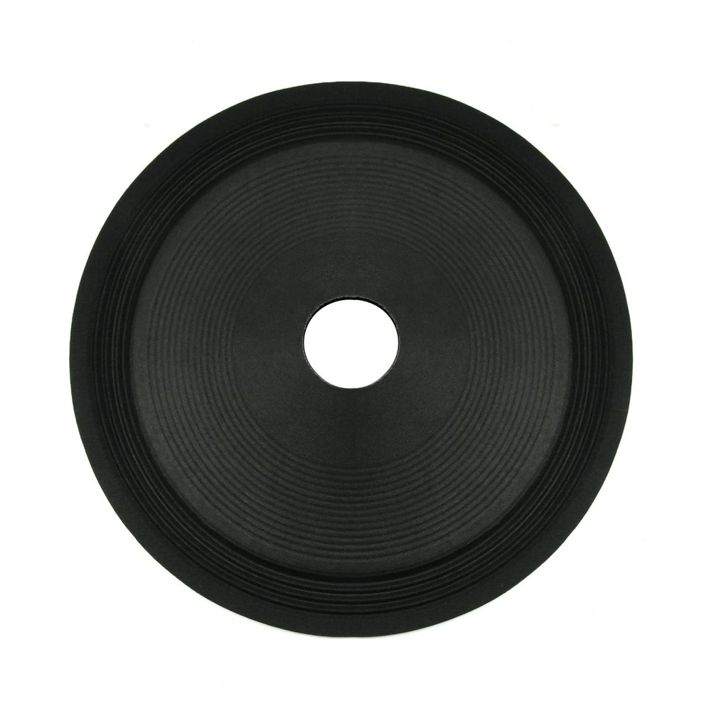 Fielect 10 inches Paper Speaker Cone Subwoofer Cones Drum Paper 1.5 inches Inner Diameter with 4 Cloth Surround 1Pcs
