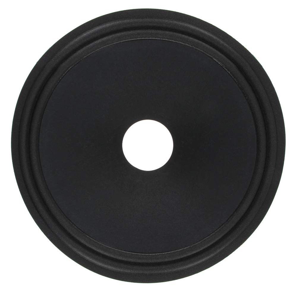 Fielect 10 inches Paper Speaker Cone Subwoofer Cones Drum Paper 2 inches Inner Diameter with 2 Cloth Surround 1Pcs