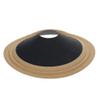 Fielect 10 inches Paper Speaker Cone Subwoofer Cones Drum Paper 2 inches Inner Diameter with 2 Cloth Surround 1Pcs view 3