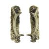 TG,LLC Cast Iron Deer Antler Sliding Door Handle Set Metal Drawer Pull Hunting Cabin Home Decor view 3