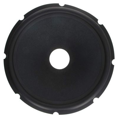 Fielect 10 inches Paper Speaker Cone Subwoofer Cones Drum Paper 2 inches Inner Diameter with Rubber Surround 1Pcs
