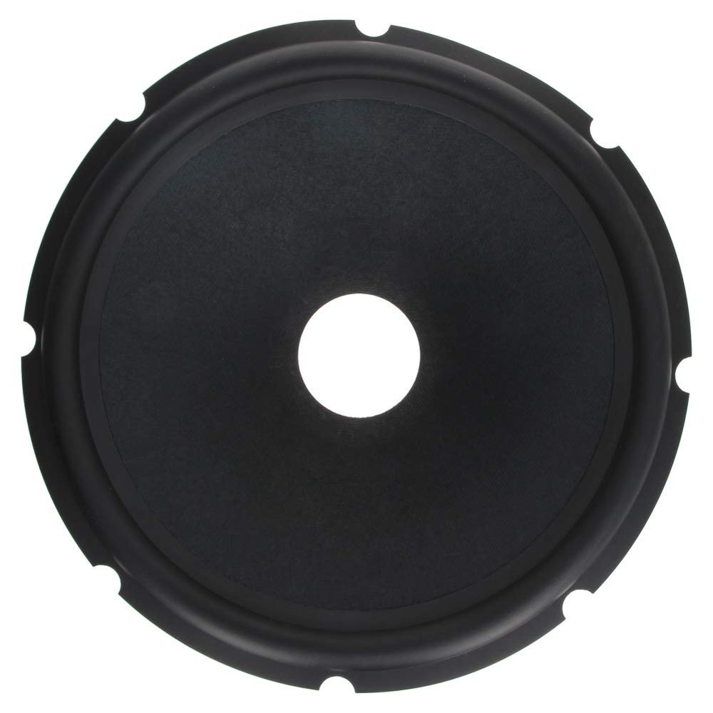 Fielect 10 inches Paper Speaker Cone Subwoofer Cones Drum Paper 2 inches Inner Diameter with Rubber Surround 1Pcs