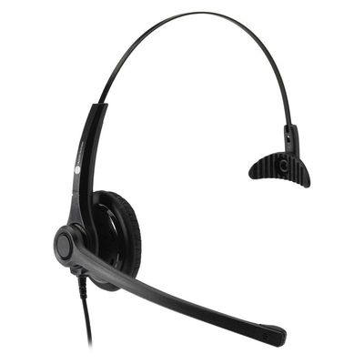 JPL-400-PM Monaural Headset with Noise Cancelling, Put and Stay Ratchet Boom and PLX Compatible QD, 575-256-001