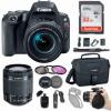 Canon EOS Rebel SL2 DSLR Camera with EF-S 18-55mm f/4-5.6 is STM Lens + Sandisk 32GB SDHC Card + Canon Bag Case + 3 Pc. UV CPL FLD Filter Kit (Renewed) view 1