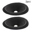 Fielect 2Pcs 10 inches Paper Speaker Cone Subwoofer Cones Drum Paper 1.5 inches Inner Diameter with 2 Cloth Surround view 3