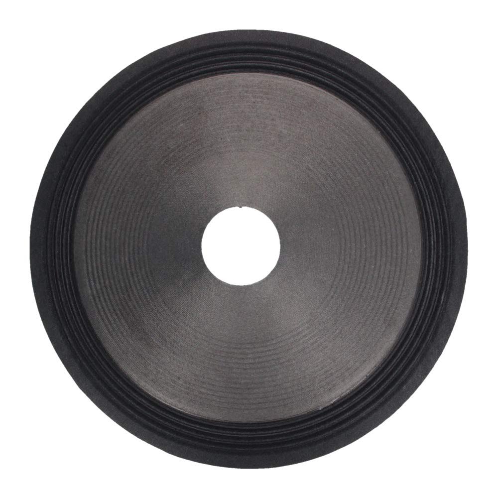 Fielect 2Pcs 10 inches Paper Speaker Cone Subwoofer Cones Drum Paper 1.5 inches Inner Diameter with 4 Cloth Surround