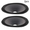 Fielect 2Pcs 10 inches Paper Speaker Cone Subwoofer Cones Drum Paper 1.5 inches Inner Diameter with 4 Cloth Surround Purple Gray view 3