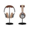 QinCoon Headphone Stand, Walnut Wood & Aluminum Headset Stand, Nature Walnut Gaming Headset Holder with Solid Heavy Base for All Headphone Sizes (Black) view 2