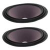 Fielect 2Pcs 10 inches Paper Speaker Cone Subwoofer Cones Drum Paper 1.5 inches Inner Diameter with 2 Cloth Surround Purple view 1