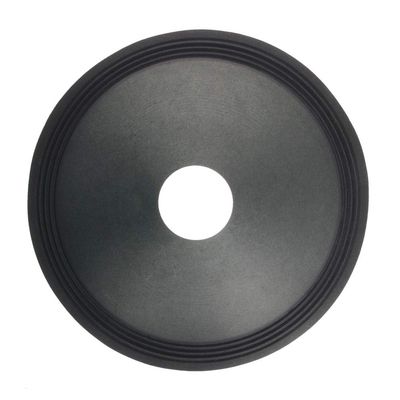 Fielect 12 inches Paper Speaker Cone Subwoofer Cones Drum Paper 2 inches Inner Diameter with 4 Cloth Surround 1Pcs