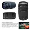 Canon EOS Rebel SL2 Digital SLR Camera with Canon EF-S 18-55mm is STM & 75-300mm III Lens + Sandisk 32GB SDHC Memory Card, Backpack and Accessory Bundle (Renewed) view 4