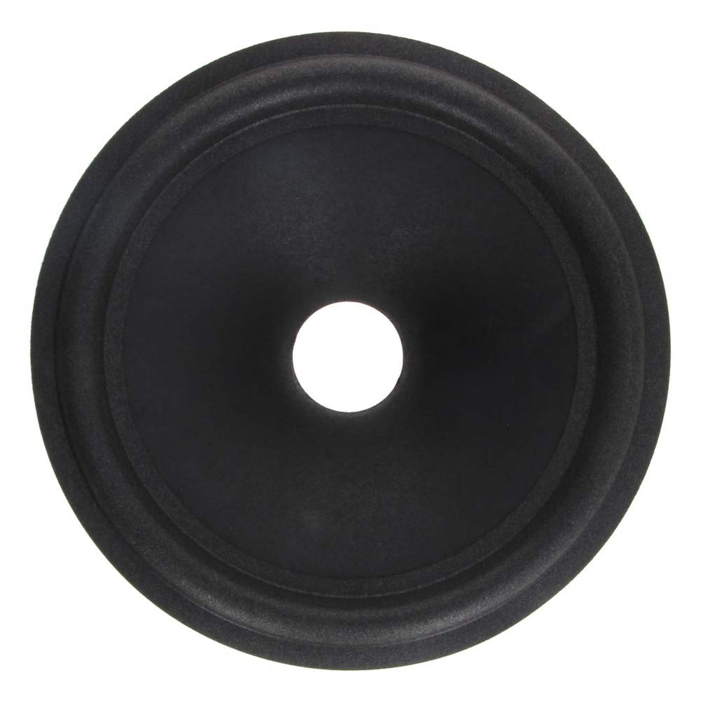 Fielect 8 inches Paper Speaker Cone Subwoofer Cones Drum Paper 1.5 inches Inner Diameter with Foam Surround 1Pcs