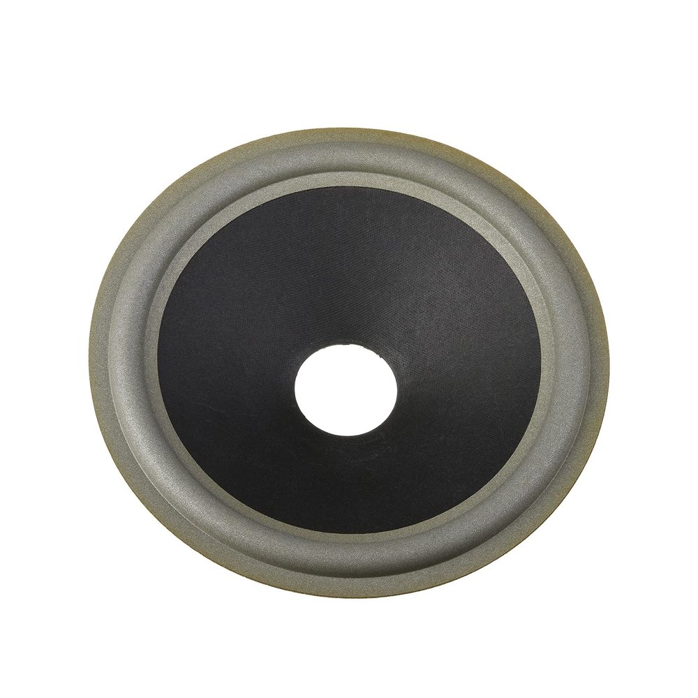 Fielect 10 inches Paper Speaker Cone Subwoofer Cones Drum Paper 2 inches Inner Diameter with Foam Surround 1Pcs