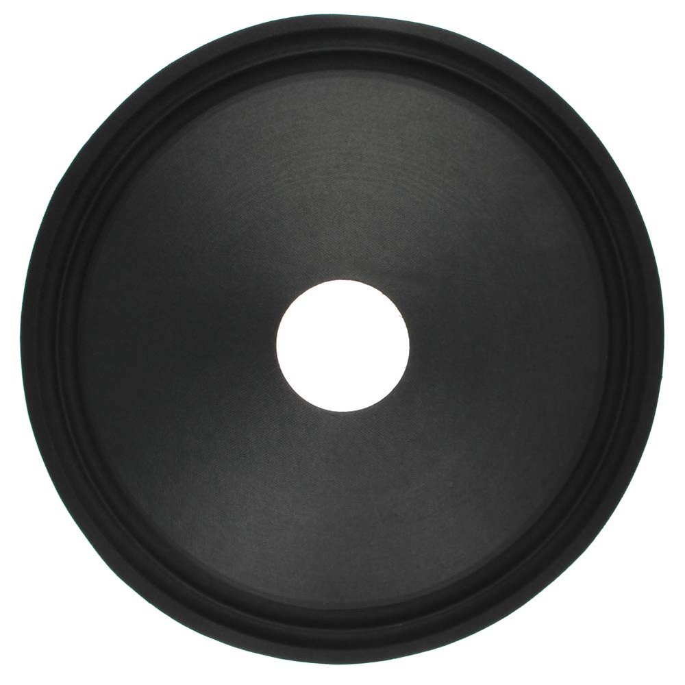 Fielect 12 inches Paper Speaker Cone Subwoofer Cones Drum Paper 2 inches Inner Diameter with 2 Cloth Surround 1Pcs