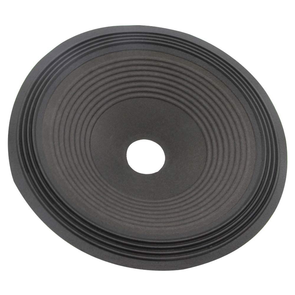 Fielect 12 inches Paper Speaker Cone Subwoofer Cones Drum Paper 1.8 inches Inner Diameter with 4 Cloth Surround 1Pcs